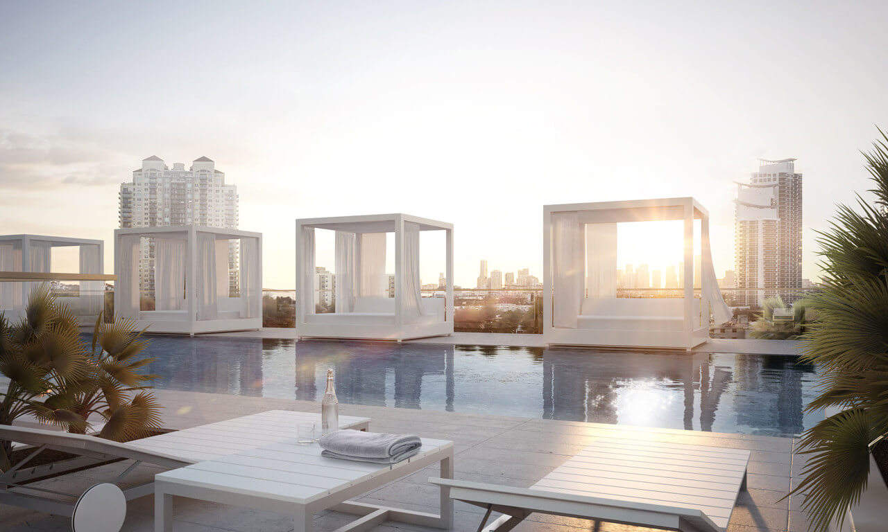 300 Collins Miami Beach Roof Deck and Pool