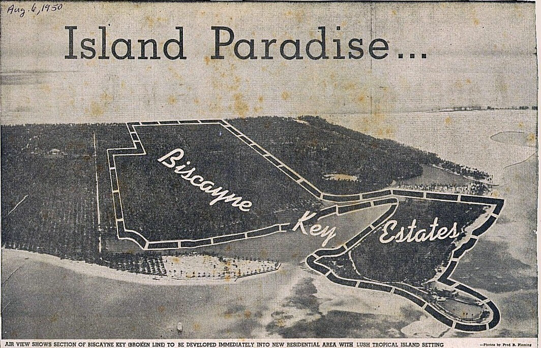 Key Biscayne in 1950