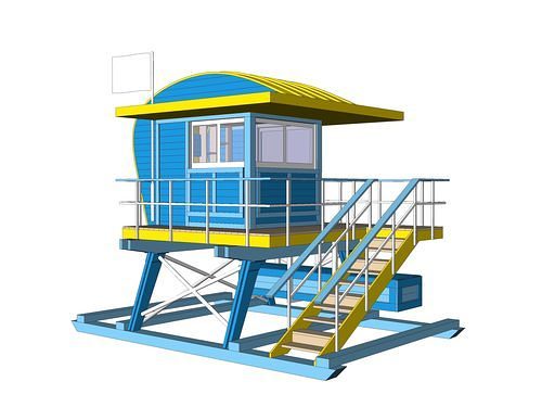 New Miami Beach Lifeguard Stand