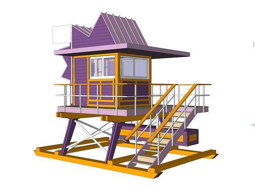 New Miami Beach Lifeguard Stand