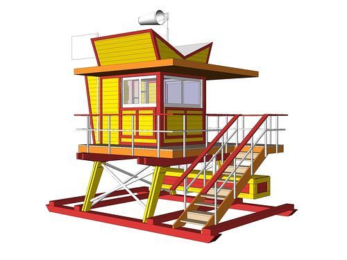 New Miami Beach Lifeguard Stand